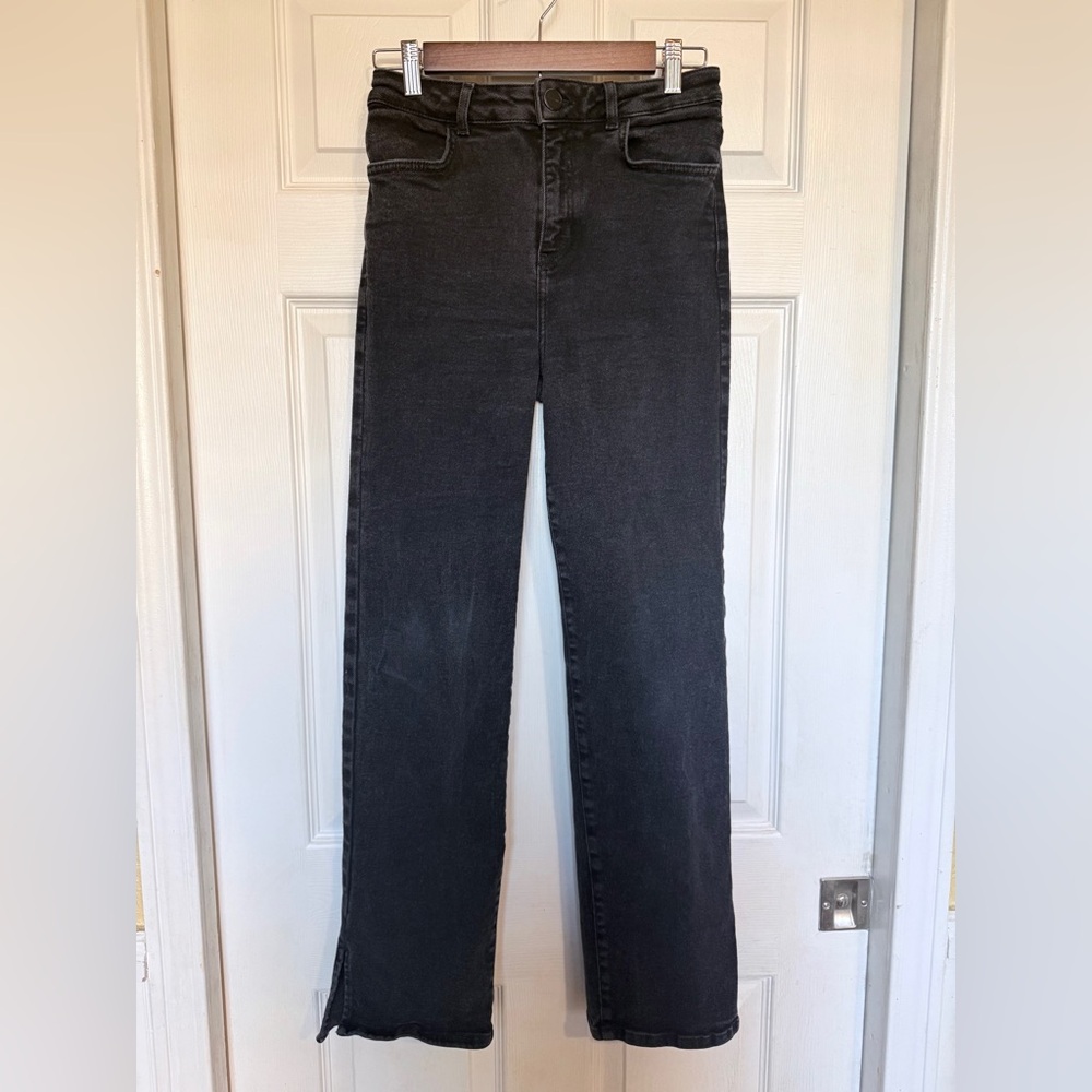 FITJEANS Women's Straight Leg Jeans - Black